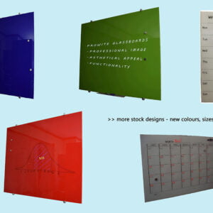 some of our colours and printed glass whiteboard designs