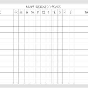 Staff Indicator Board – Multiple Sizes