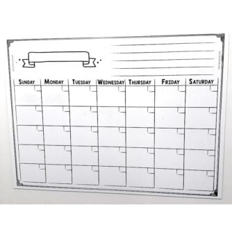 MONTH PLANNER A3 MAGNET