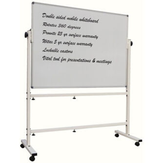 Pprowite mobile porcelain magnetic whiteboard