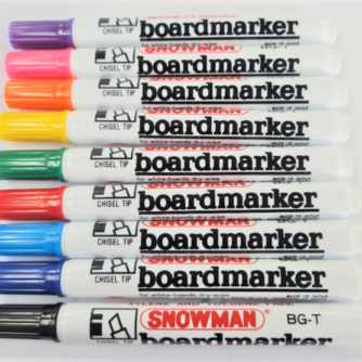 Snow]man Whiteboard marker chisel tip