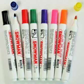 Permanent markers -Various colours