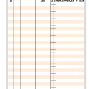 Herd Treatment Board Dry-erase – 26 Cows – 1000x700mm