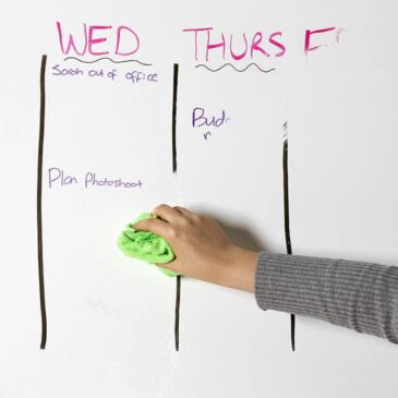 wiping marker off of smart self adhesive dry erase film low sheen