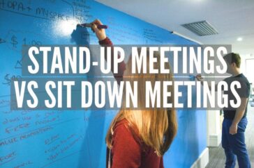 Blog Meetings on writable surface