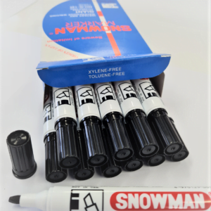 Permanent marker chisel tip - black