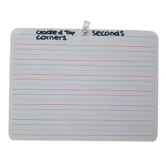 Hand held A4 whiteboards