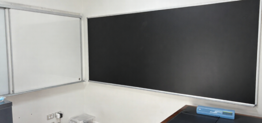 custom made chalk board& sliding whiteboard