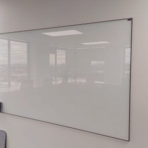 Edge2 Black Frame Magnetic Glass Whiteboards – Multiple sizes
